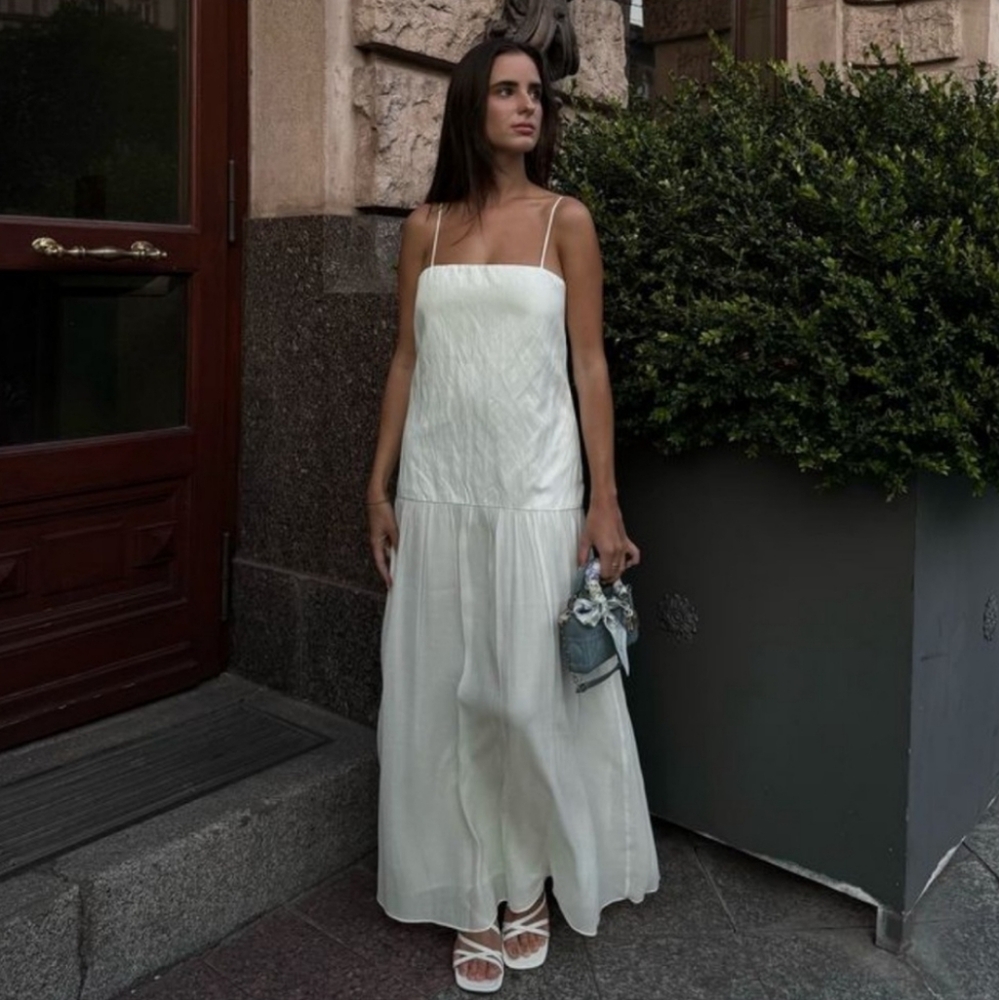 Zara White Maxi Dress - Picture 14 of 15